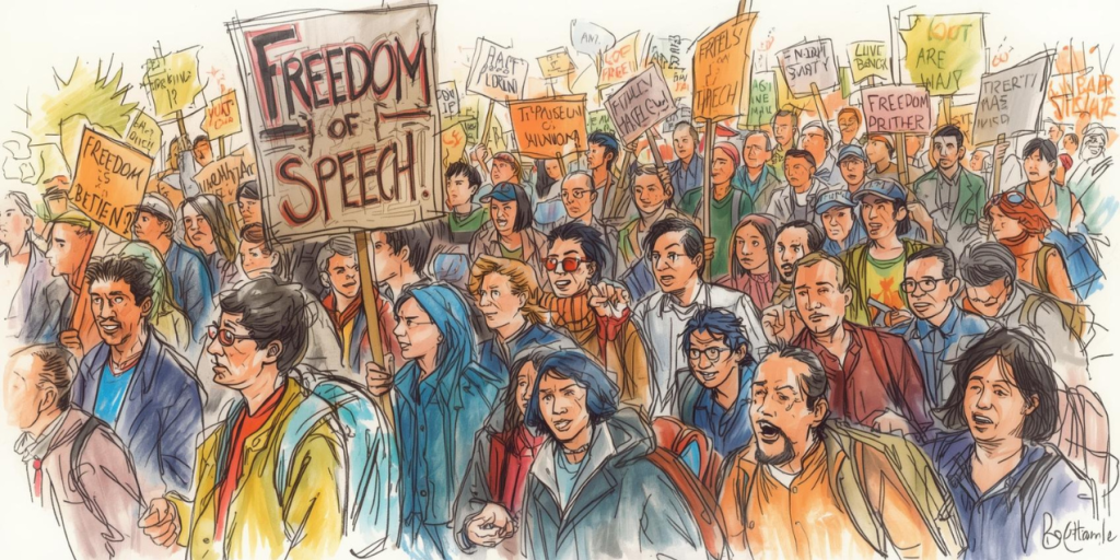 極化社會中的言論自由矛盾